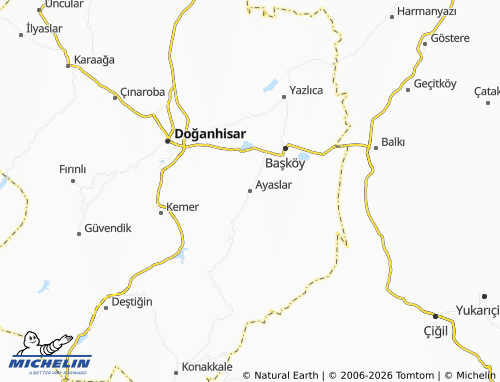 Mappa MICHELIN Ayaslar - ViaMichelin