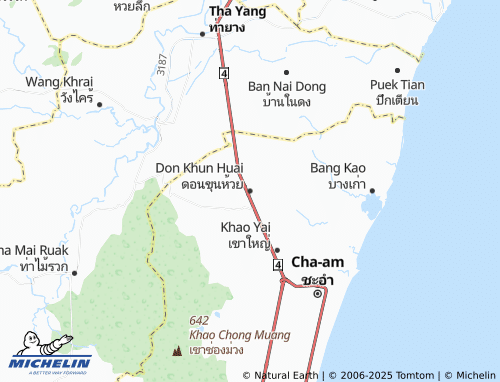 MICHELIN Don Khun Huai map - ViaMichelin