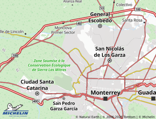 MICHELIN Colinas de Valle Verde map - ViaMichelin