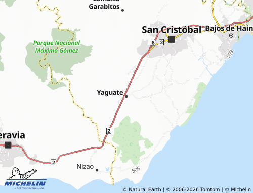 Mappa MICHELIN Yaguate - ViaMichelin