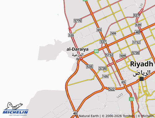 MICHELIN Al Diriyah map - ViaMichelin