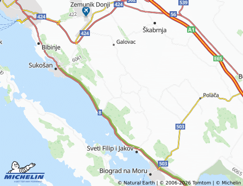 Mapa MICHELIN Donje Raštane - ViaMichelin