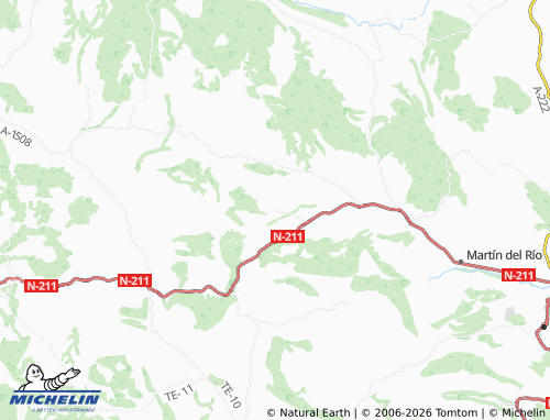 MICHELIN Fuenferrada map - ViaMichelin