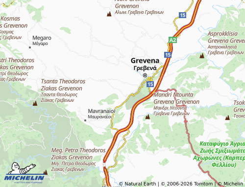Mapa MICHELIN Doxaras - ViaMichelin