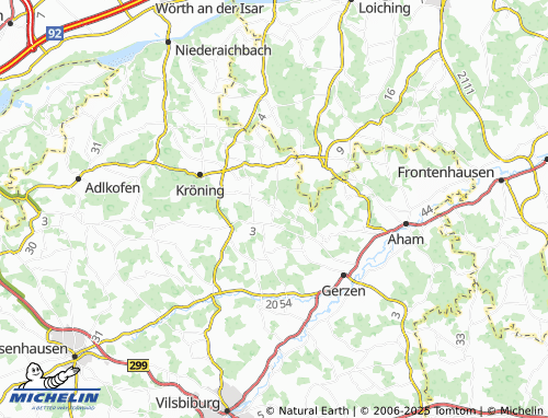 Carte MICHELIN Hub - ViaMichelin