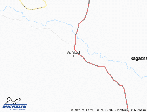 MICHELIN Asifabad map - ViaMichelin
