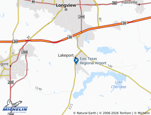 Mappa MICHELIN Lakeport - ViaMichelin