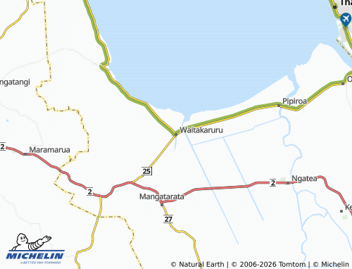 Mapa MICHELIN Waitakaruru - ViaMichelin