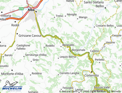 Kaart MICHELIN Benevello - ViaMichelin