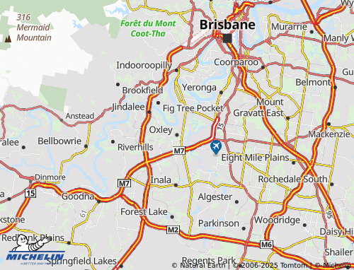 MICHELIN Oxley map - ViaMichelin