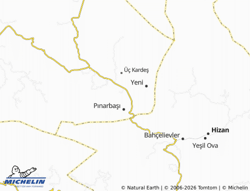 MICHELIN Konaç map - ViaMichelin