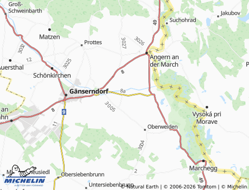 MICHELIN Stripfing map - ViaMichelin