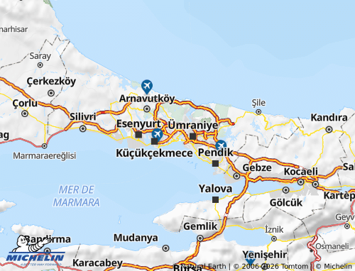 MICHELIN Beyoğlu map - ViaMichelin