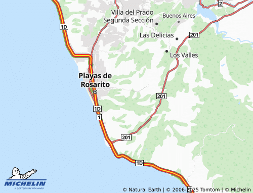 MICHELIN Rancho La Capilla map - ViaMichelin