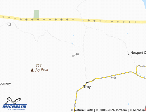 Carte MICHELIN Jay - ViaMichelin