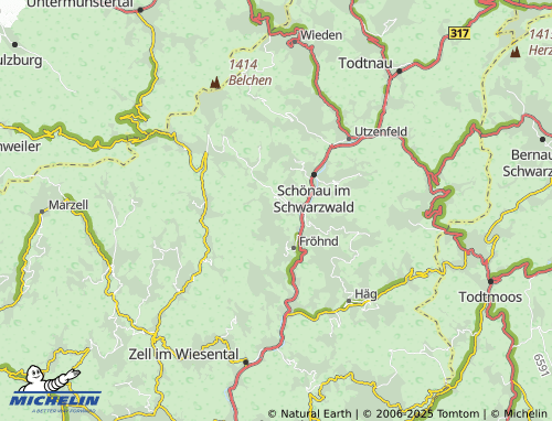 Mapa MICHELIN Hof - ViaMichelin