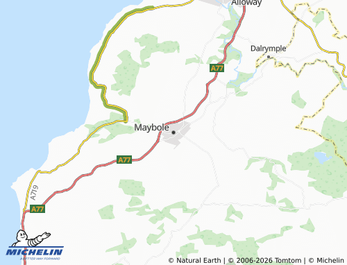 MICHELIN Maybole map - ViaMichelin