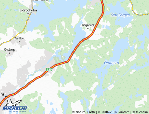 Carte MICHELIN Tollered - ViaMichelin