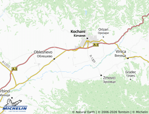 Mapa MICHELIN Gorni Podlog - ViaMichelin