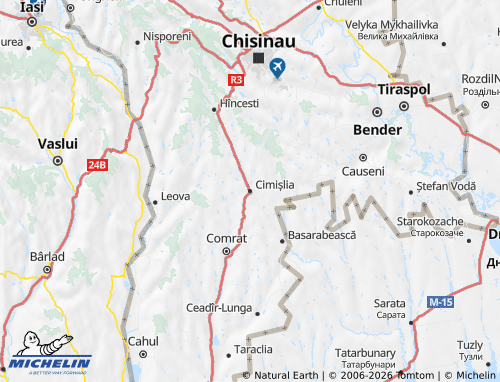 Kaart MICHELIN Cimișlia - ViaMichelin