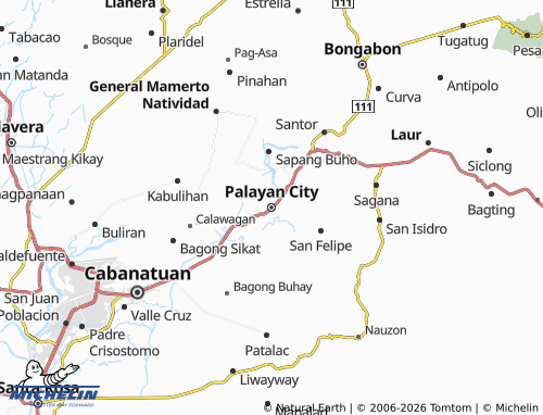 Mapa MICHELIN Palayan City - ViaMichelin