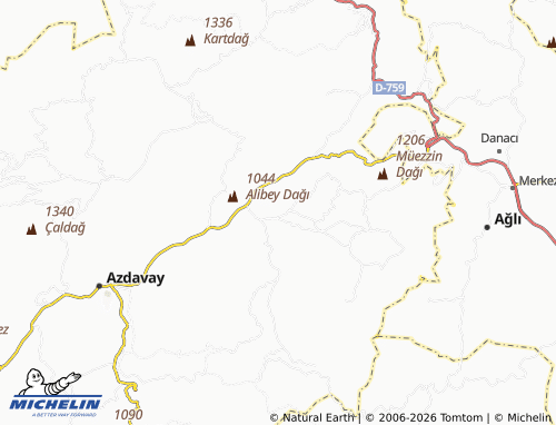 Mappa MICHELIN Samancı - ViaMichelin