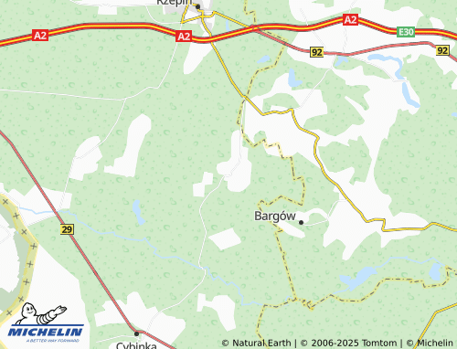 Carte MICHELIN Radzików - ViaMichelin