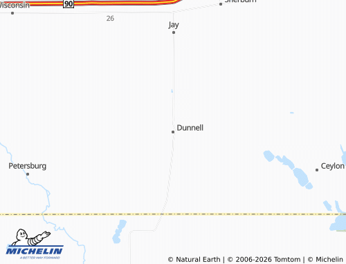 Mappa MICHELIN Dunnell - ViaMichelin