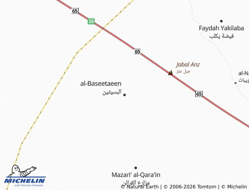 MICHELIN-Landkarte al-Baseetaeen - ViaMichelin