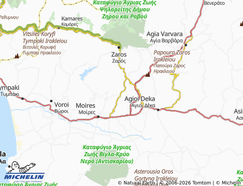 MICHELIN Roufas map - ViaMichelin