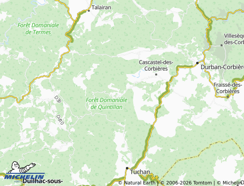 Mappa MICHELIN Quintillan - ViaMichelin