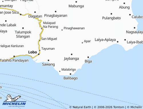 MICHELIN Jaybanga map - ViaMichelin