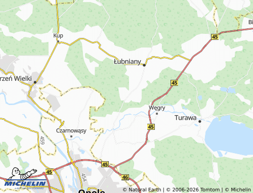 MICHELIN Masów map - ViaMichelin