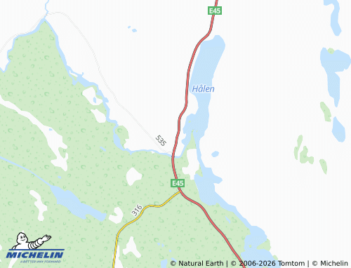 Carte MICHELIN Åsarna - ViaMichelin