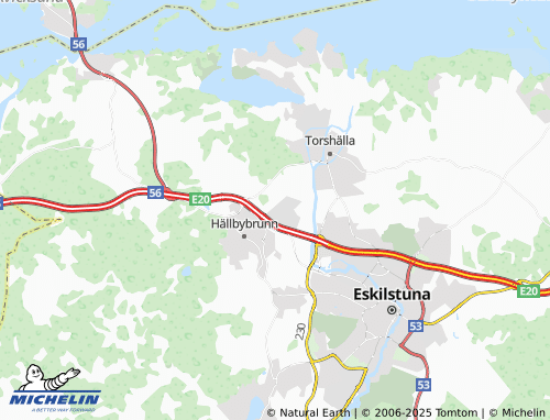 MICHELIN Brunnsta map - ViaMichelin