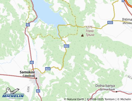 MICHELIN Novo selo map - ViaMichelin