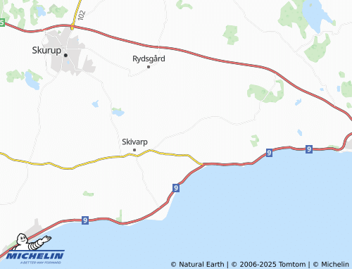 Carte MICHELIN Västra Nöbbelöv - ViaMichelin