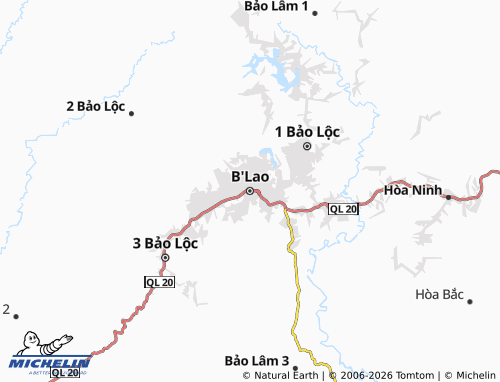 MICHELIN B'Lao map - ViaMichelin