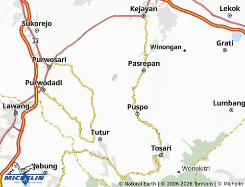 MICHELIN Ampelsari map - ViaMichelin