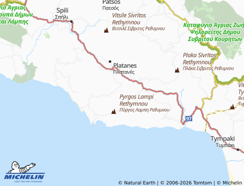 Carte MICHELIN Agios Antonios - ViaMichelin
