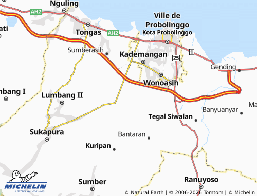 MICHELIN-Landkarte Wonomerto - ViaMichelin