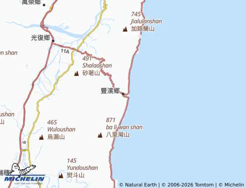 Mappa MICHELIN Fēngbīn Xiāng - ViaMichelin