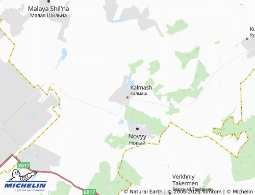 MICHELIN-Landkarte Kalmash - ViaMichelin