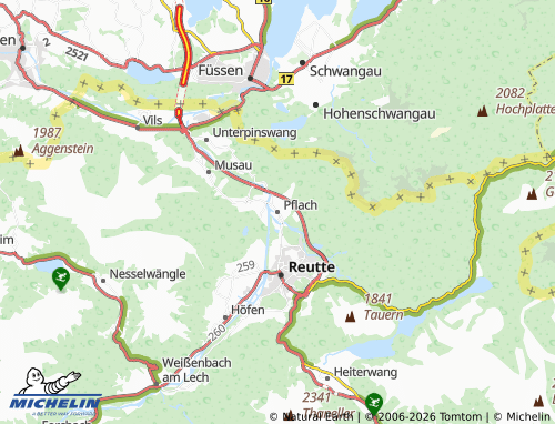 MICHELIN Pflach map - ViaMichelin