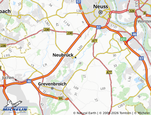 Kaart MICHELIN Neubrück - ViaMichelin