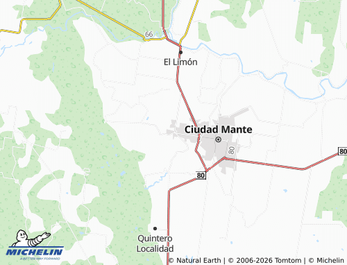 MICHELIN Cuauhtémoc map - ViaMichelin
