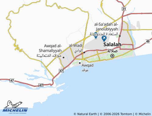 Mappa MICHELIN Mustashfa al-Sultan Qabous - ViaMichelin