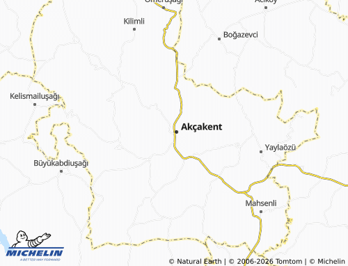 MICHELIN Şehricedid map - ViaMichelin
