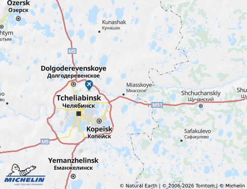 MICHELIN-Landkarte Krasnoarmeiski Rajon - ViaMichelin