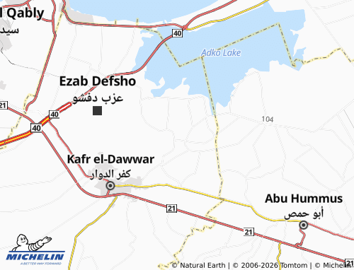 Mapa MICHELIN Ezbat Abd Allah - ViaMichelin